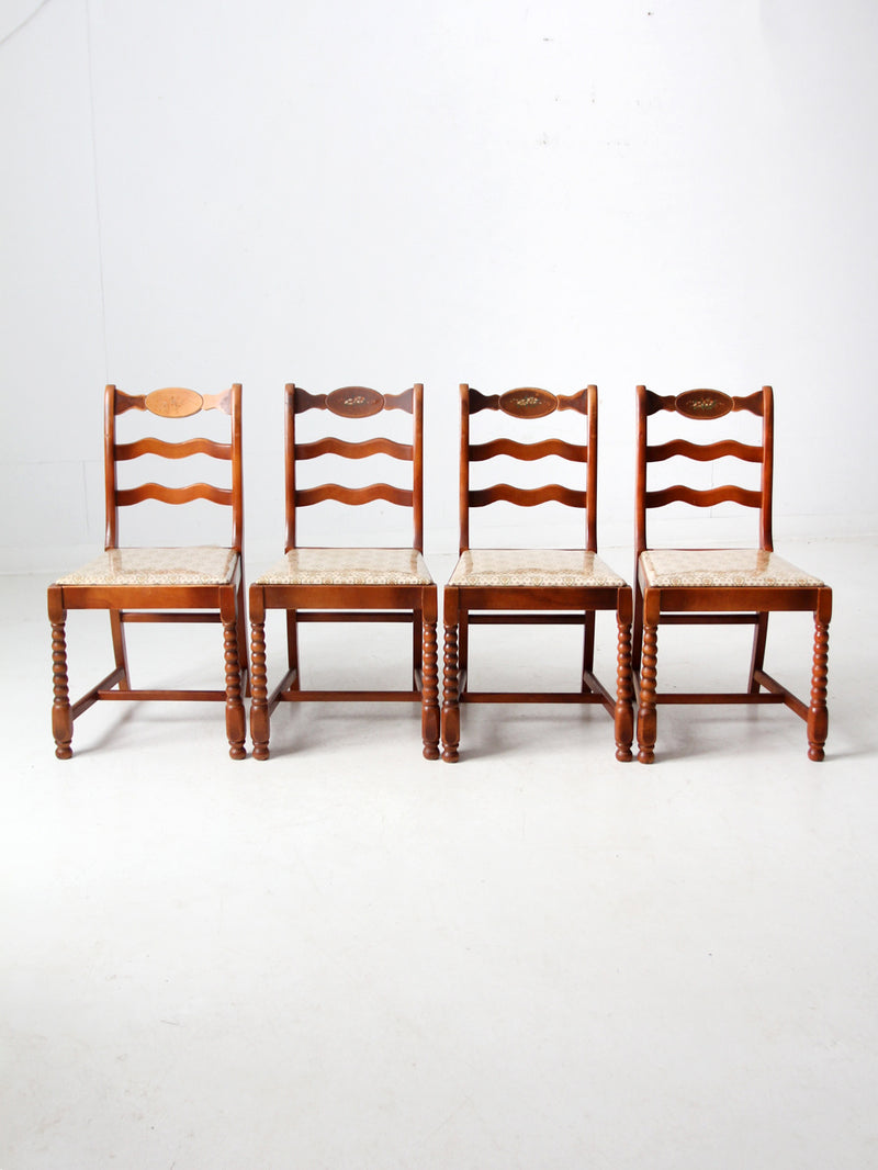 vintage Phoenix Chair Co dining chairs set of 4