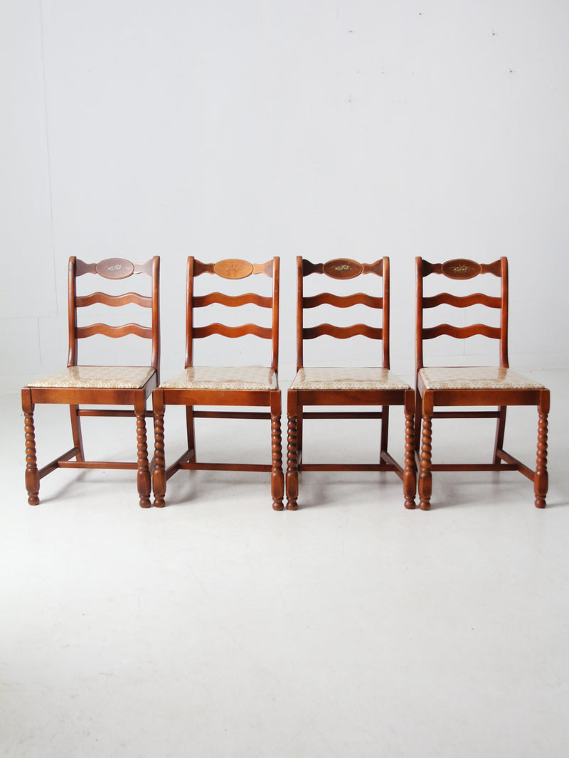 vintage Phoenix Chair Co dining chairs set of 4