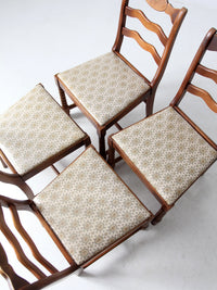 vintage Phoenix Chair Co dining chairs set of 4