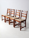 vintage Phoenix Chair Co dining chairs set of 4