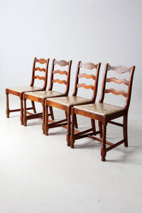vintage Phoenix Chair Co dining chairs set of 4