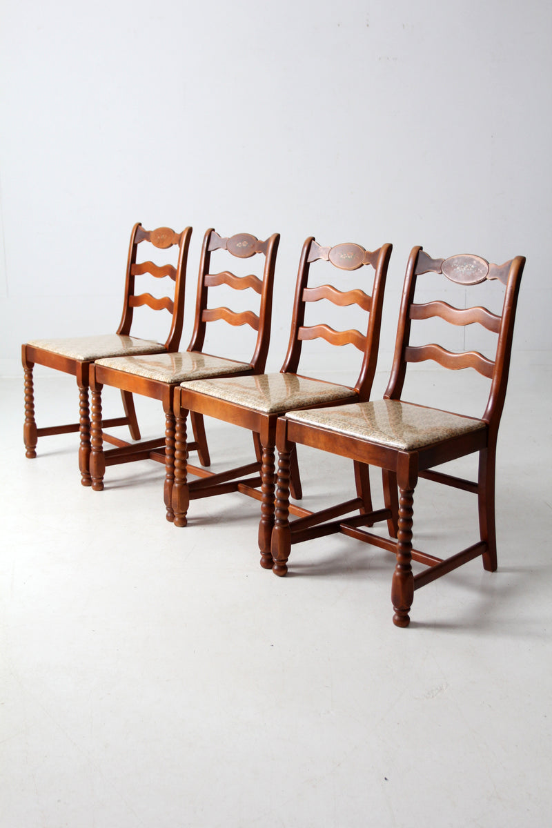 vintage Phoenix Chair Co dining chairs set of 4