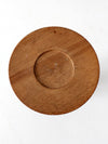 vintage wooden candlestick holder