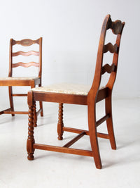 vintage Phoenix Chair Co dining chairs set of 4