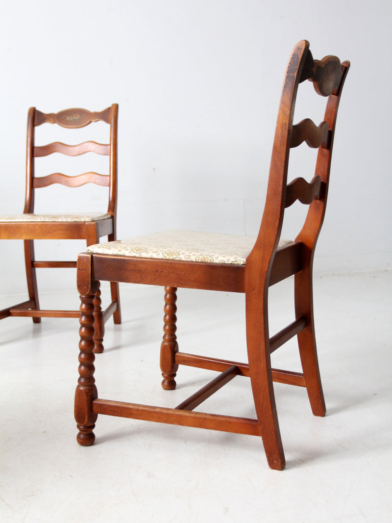 vintage Phoenix Chair Co dining chairs set of 4