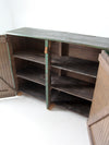 antique painted wood cabinet