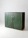 antique painted wood cabinet
