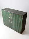 antique painted wood cabinet