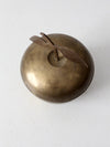 mid-century brass apple box