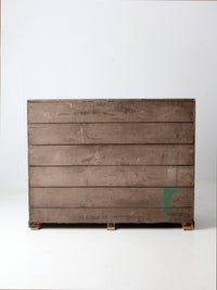 antique painted wood cabinet