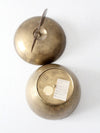 mid-century brass apple box