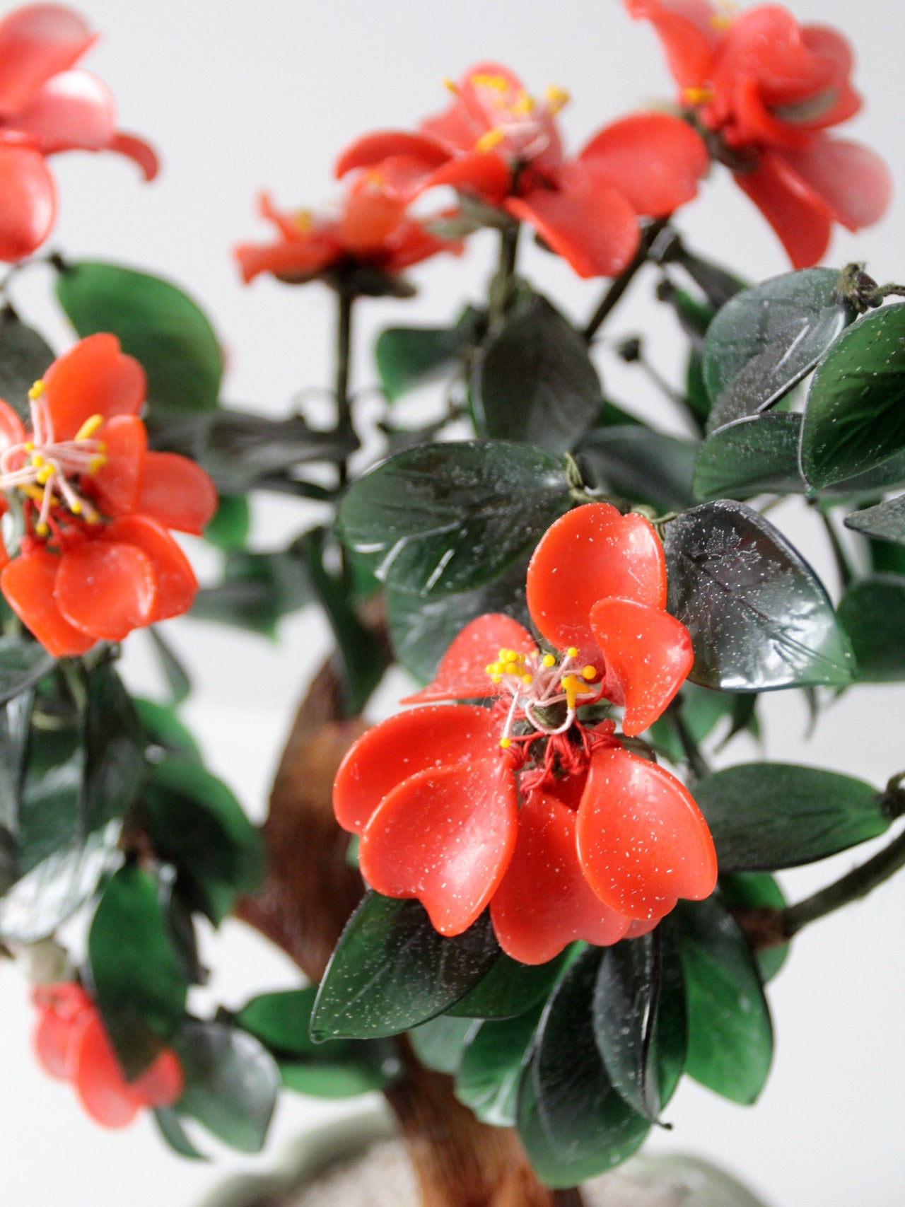 vintage Chinese art glass bonsai tree – 86 Vintage