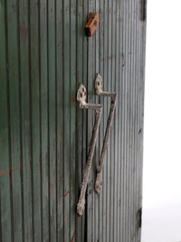 antique painted wood cabinet
