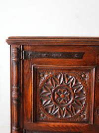 antique gothic style cabinet