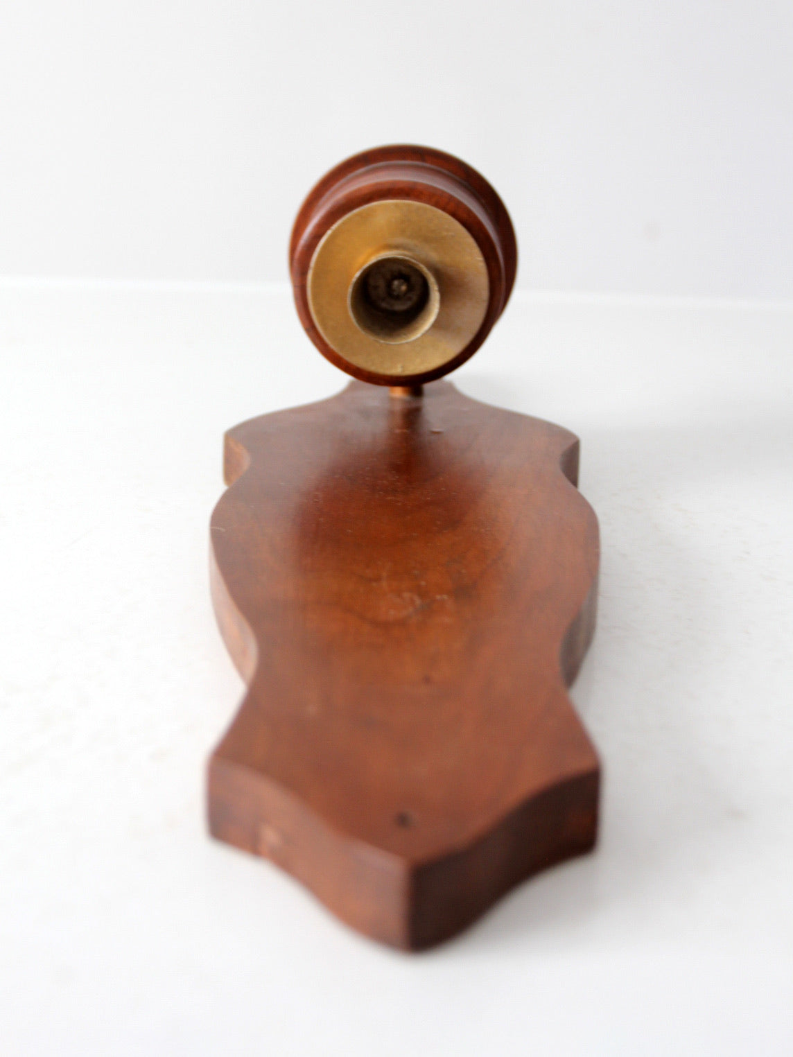 vintage wooden candle sconce