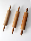 set of antique rolling pins