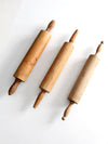 set of antique rolling pins