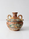 vintage two-handled vase