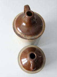 antique stoneware jugs pair