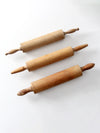set of antique rolling pins