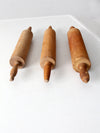 set of antique rolling pins