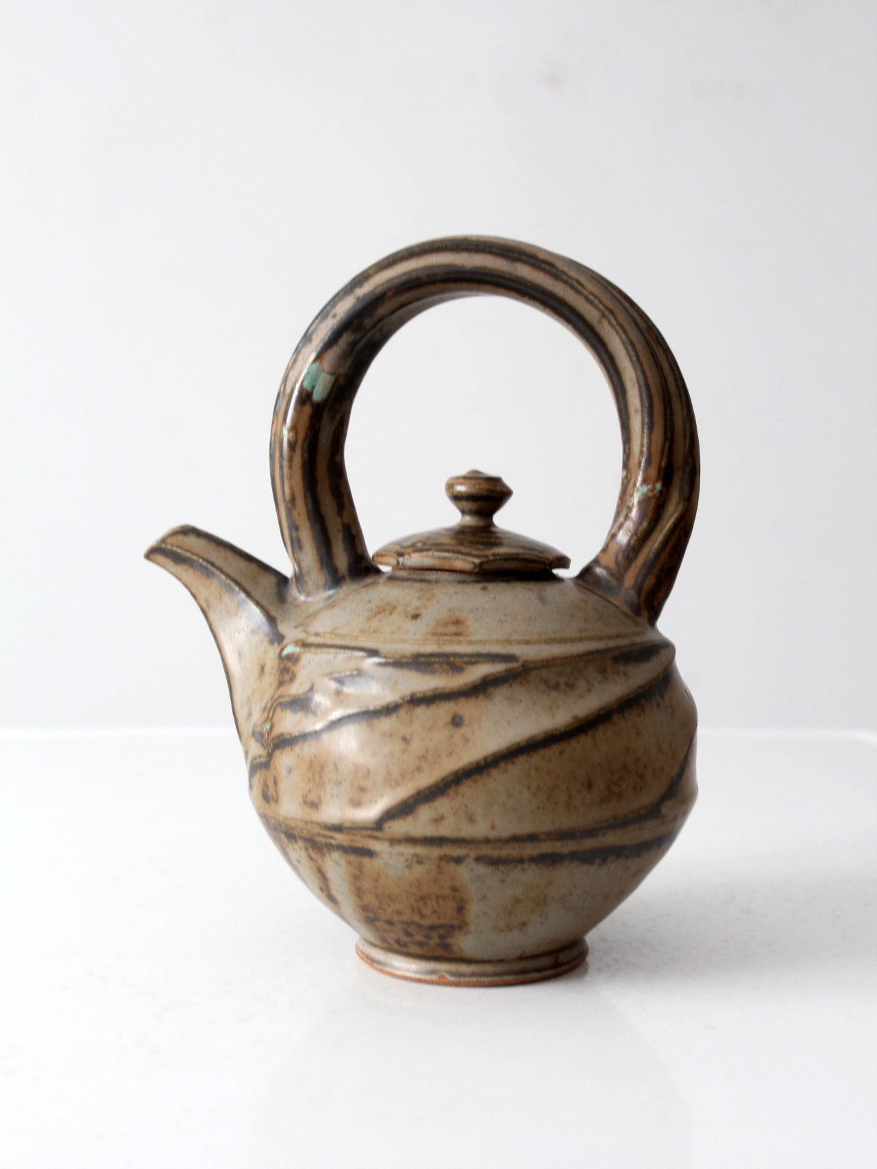 vintage studio pottery teapot