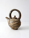 vintage studio pottery teapot