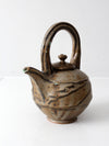 vintage studio pottery teapot