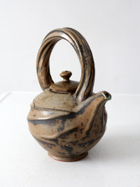 vintage studio pottery teapot