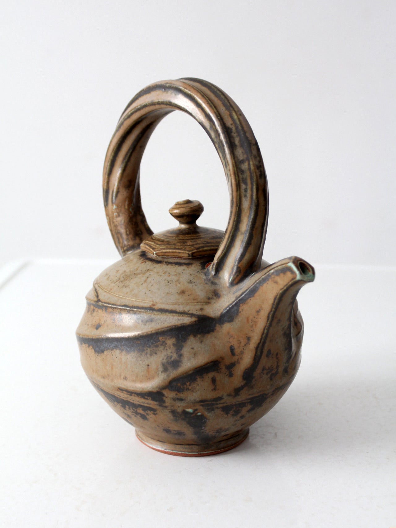 vintage studio pottery teapot