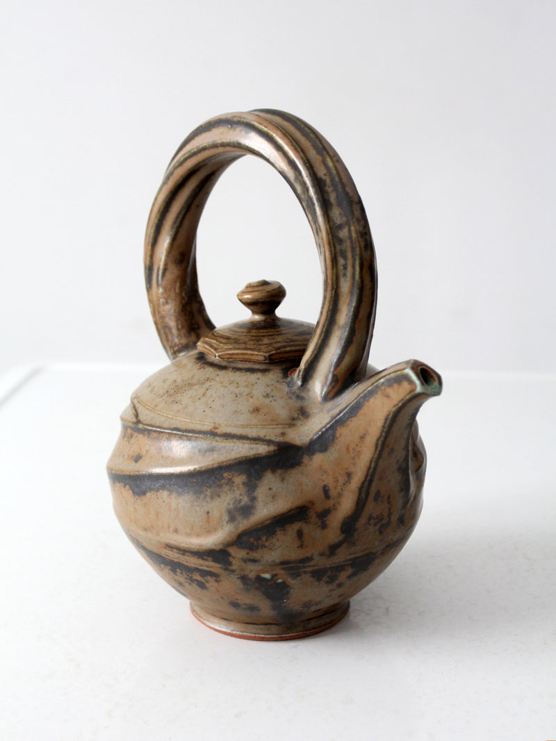 vintage studio pottery teapot