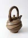 vintage studio pottery teapot