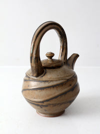 vintage studio pottery teapot