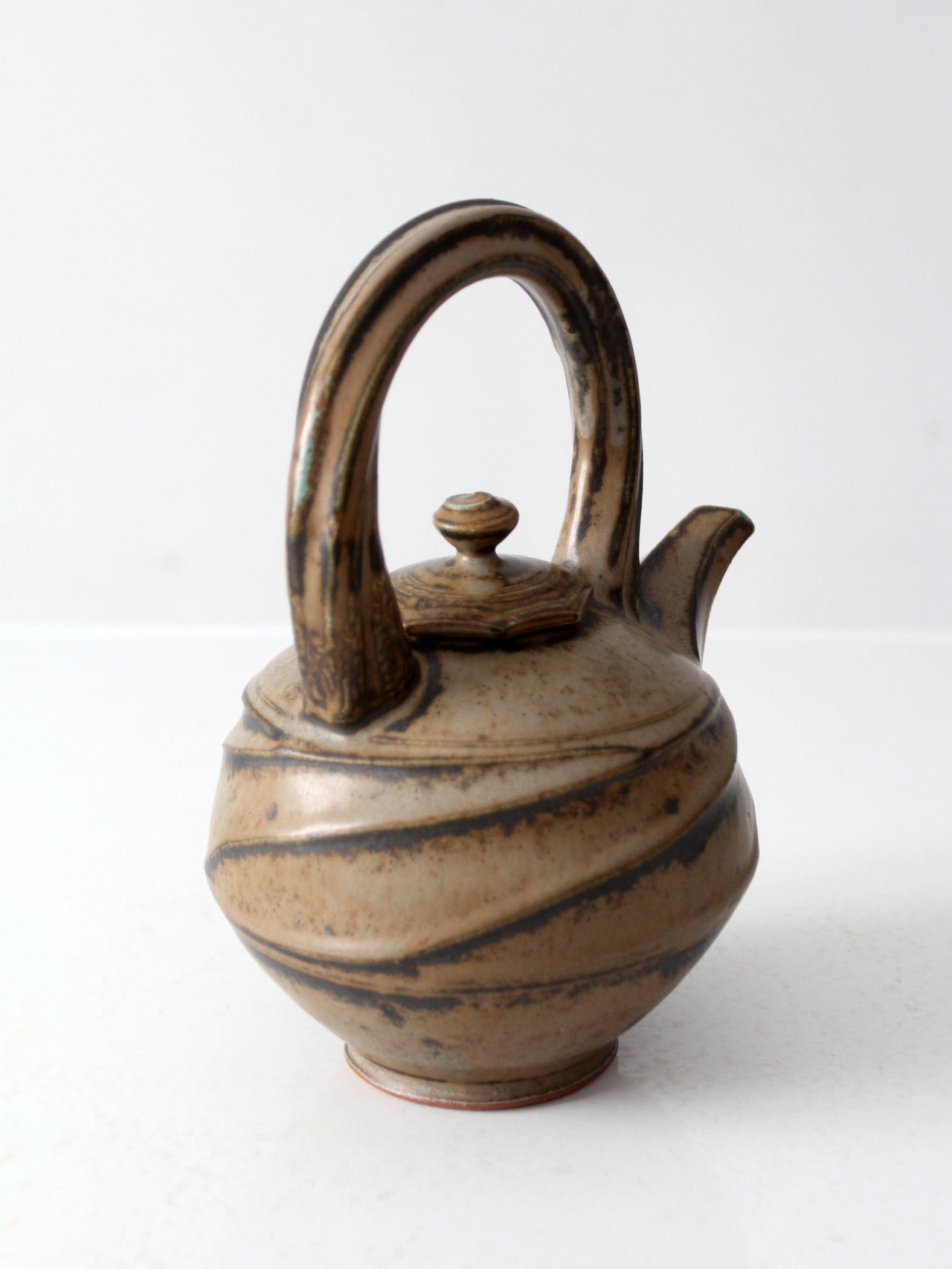 vintage studio pottery teapot