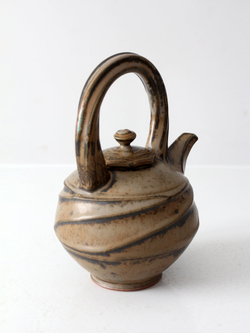 vintage studio pottery teapot