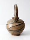 vintage studio pottery teapot