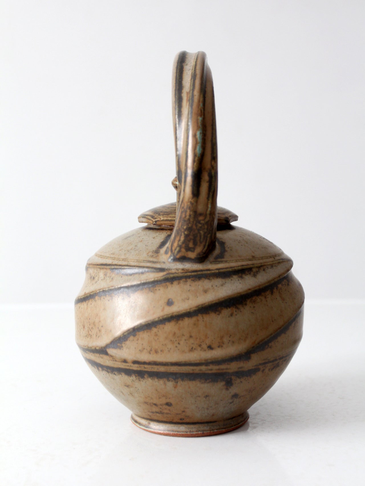 vintage studio pottery teapot