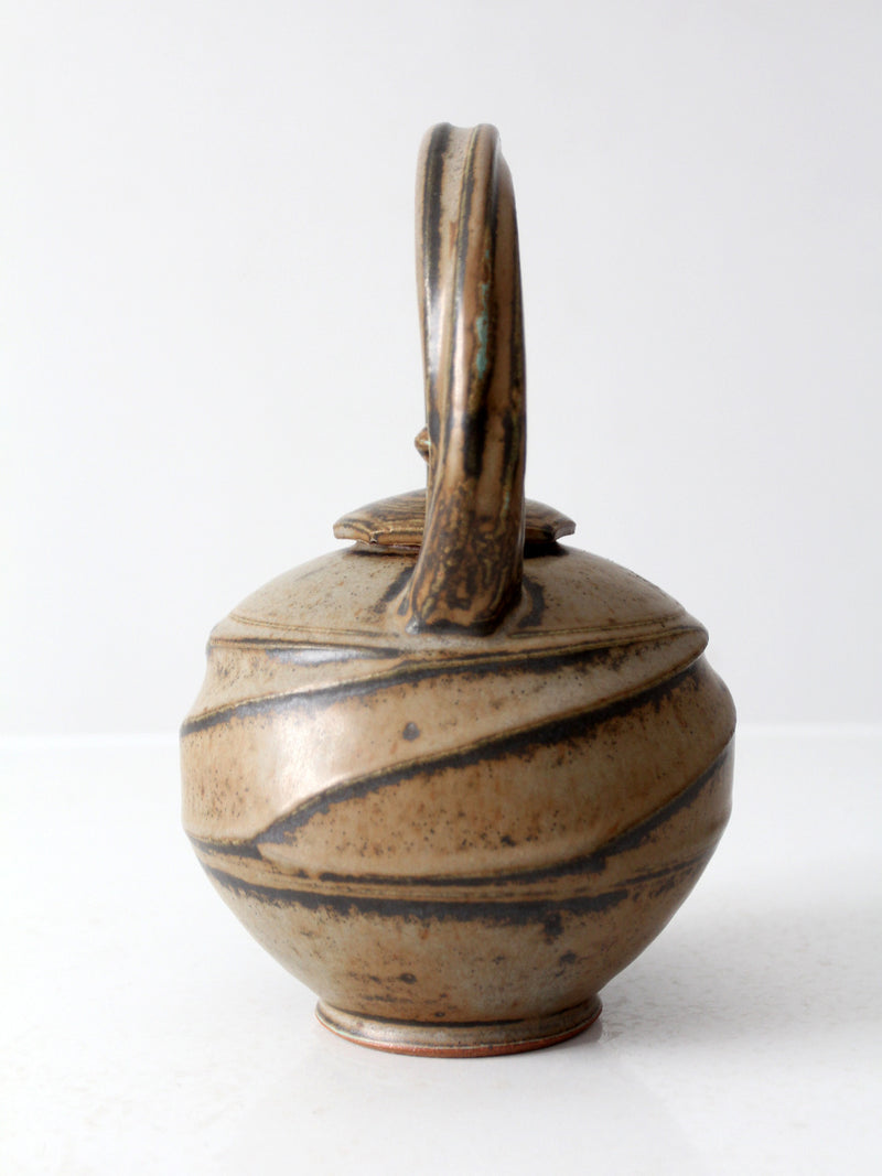 vintage studio pottery teapot