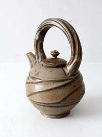 vintage studio pottery teapot