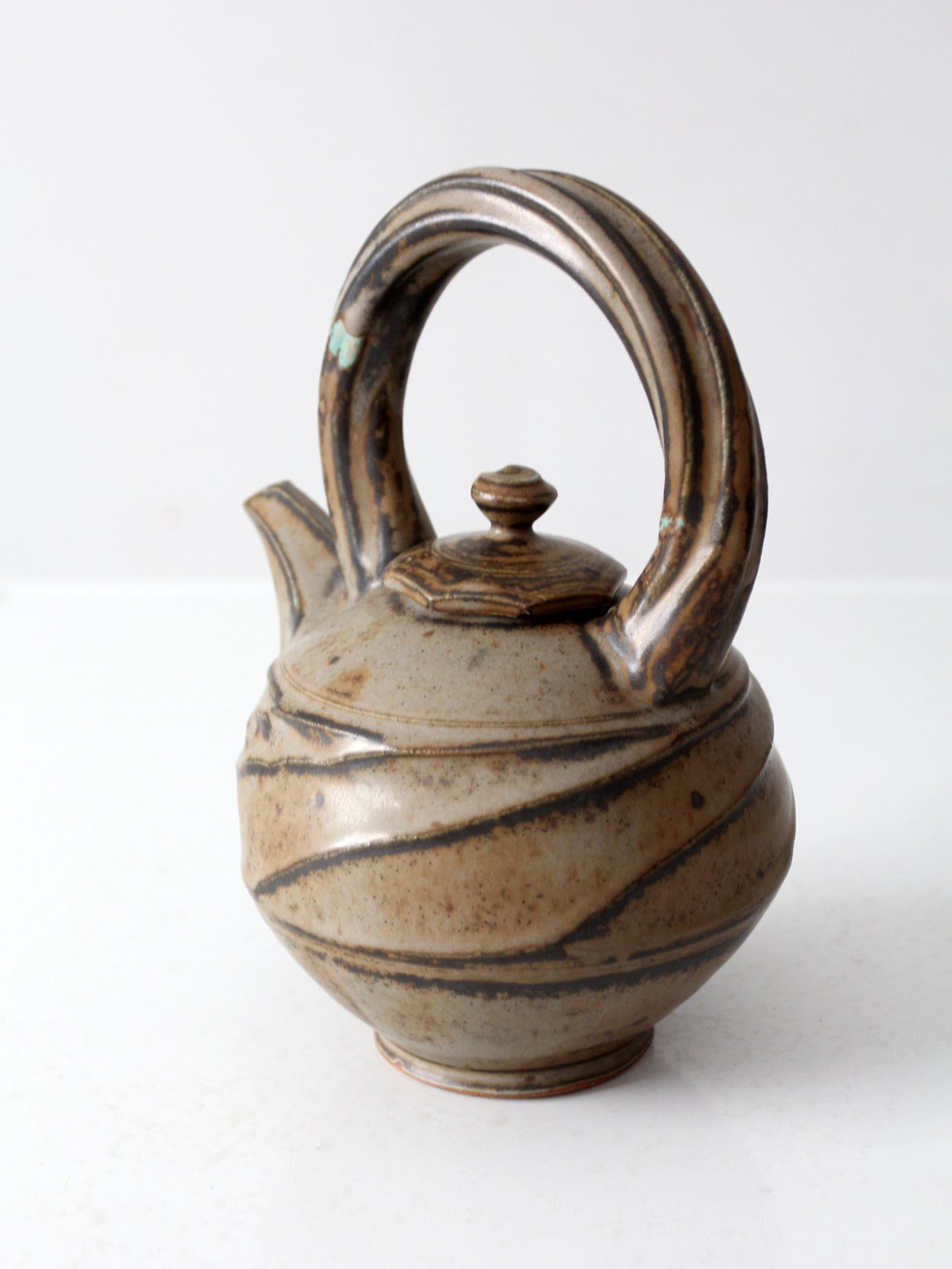vintage studio pottery teapot