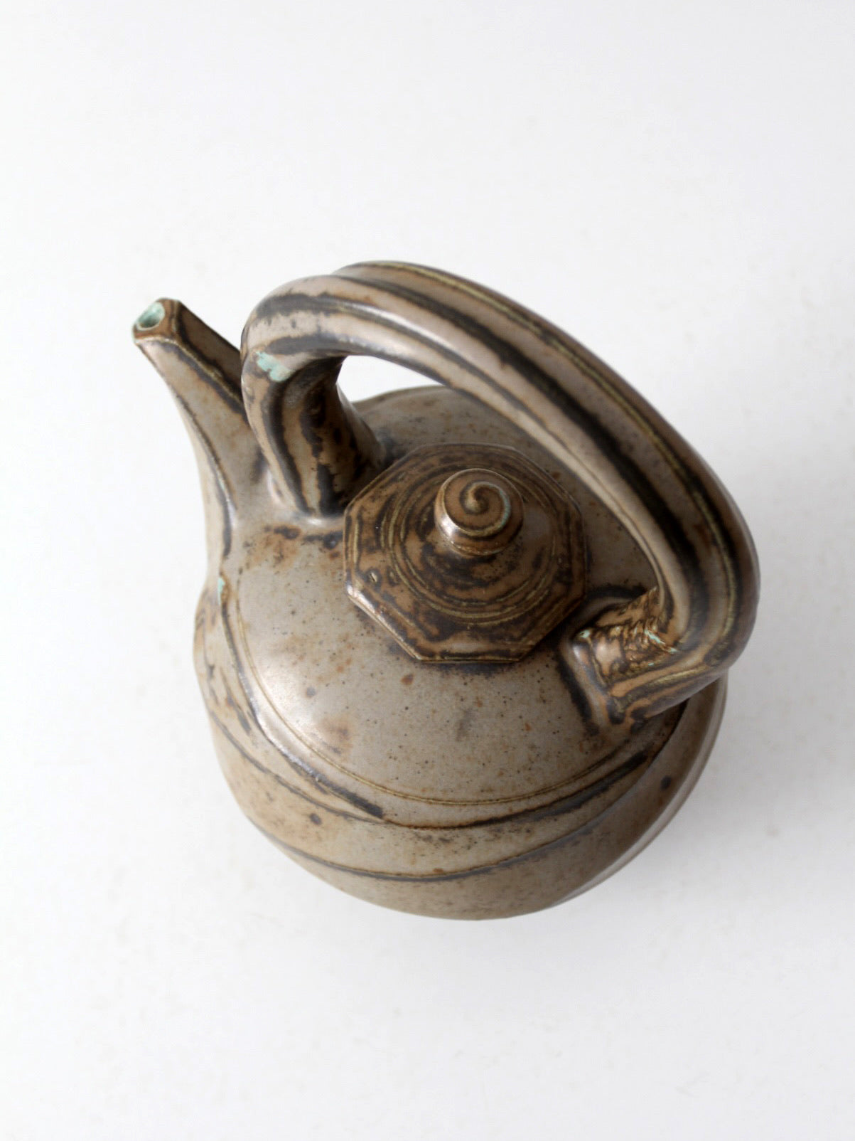 vintage studio pottery teapot