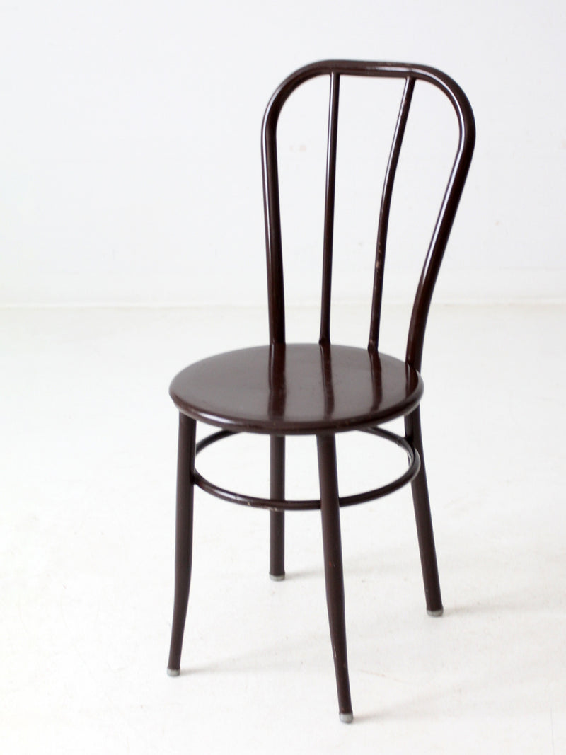 vintage Simmons Company metal bistro chair