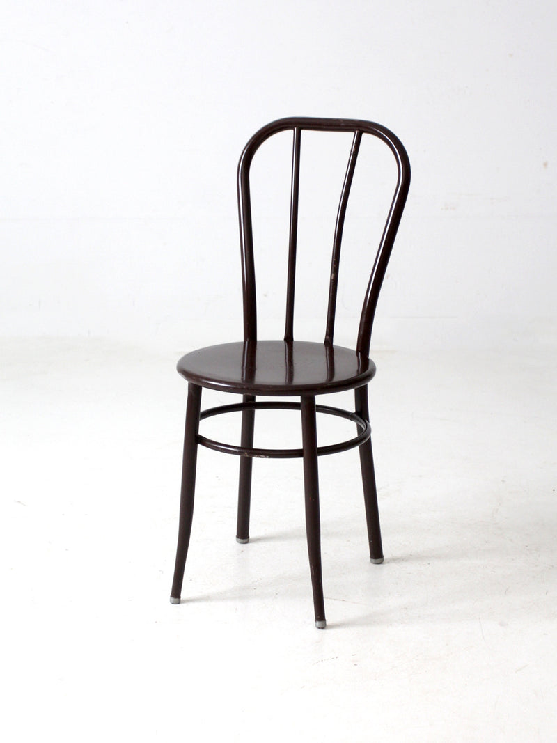 vintage Simmons Company metal bistro chair
