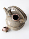 vintage studio pottery teapot