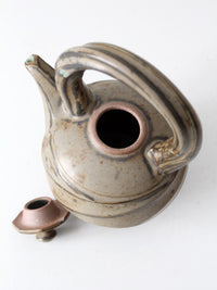 vintage studio pottery teapot