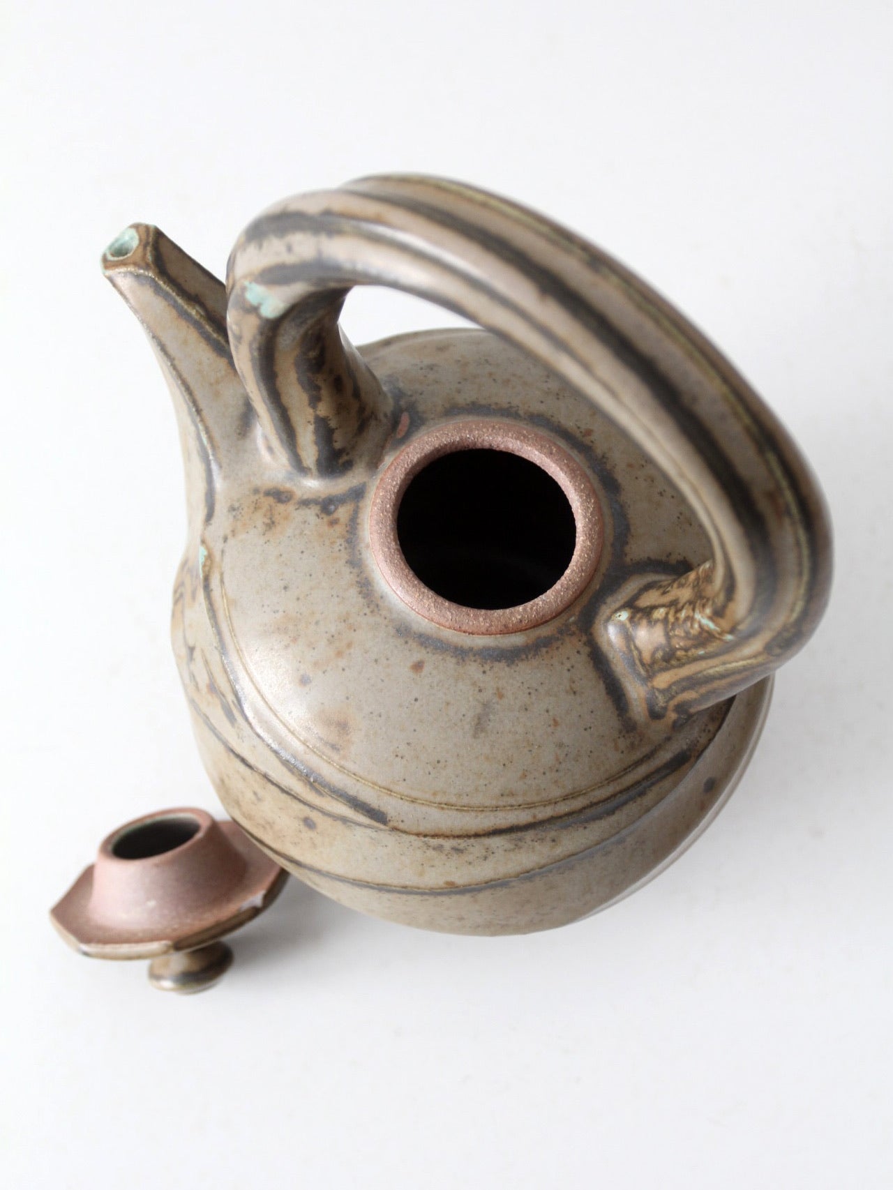 vintage studio pottery teapot