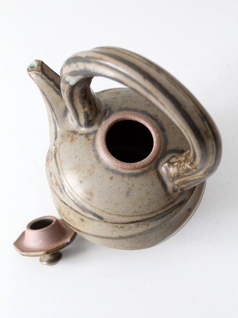vintage studio pottery teapot