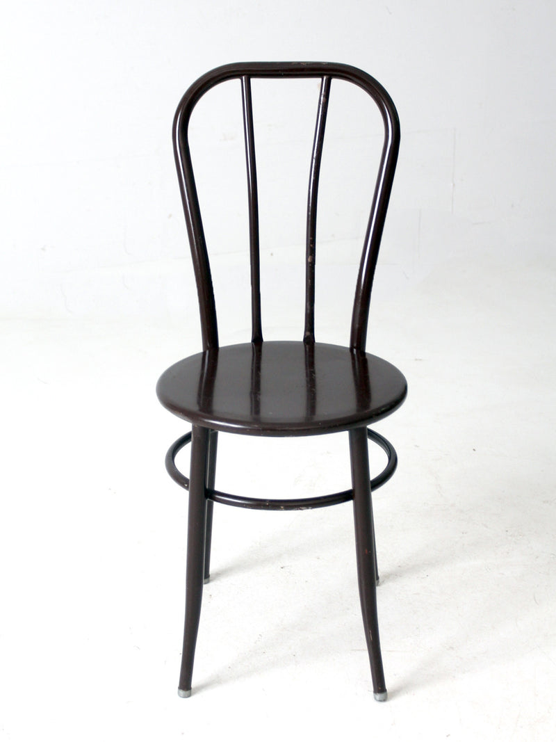vintage Simmons Company metal bistro chair