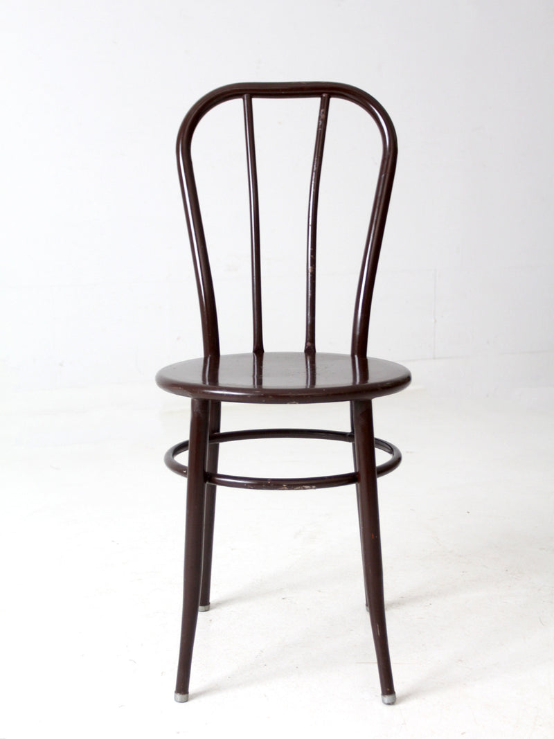 vintage Simmons Company metal bistro chair
