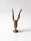 vintage brass duck figurine